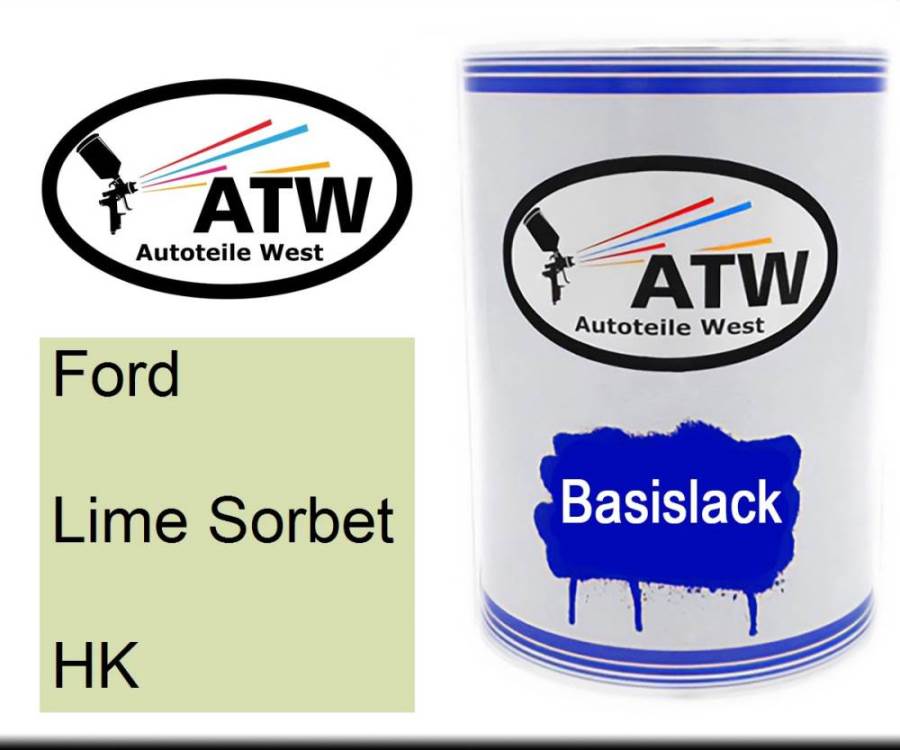 Ford, Lime Sorbet, HK: 500ml Lackdose, von ATW Autoteile West.